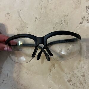 Black Protective Safety Glasses